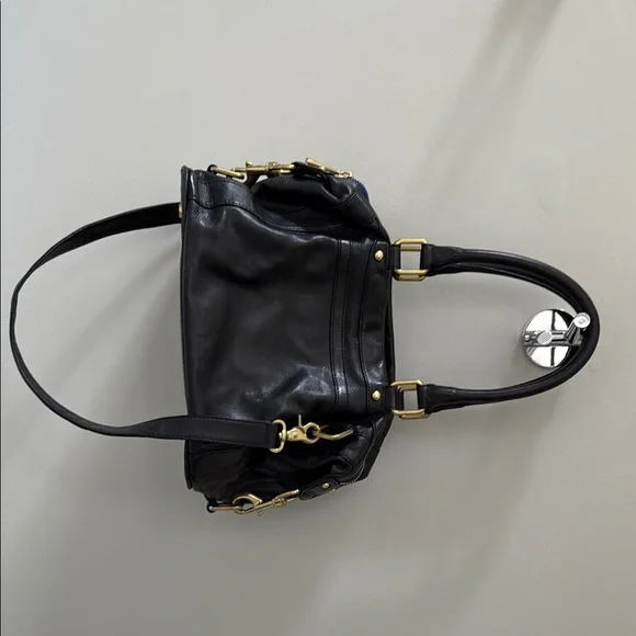 Rebecca Minkoff Black leather MAB Satchel handbag - Picture 2 of 6